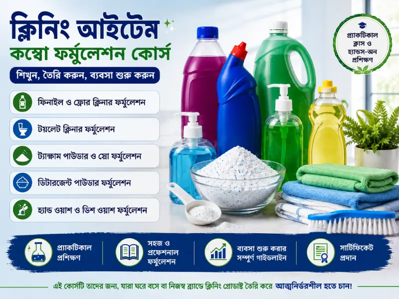 ক্লিনিং আইটেম কম্বো ফর্মুলেশন কোর্স